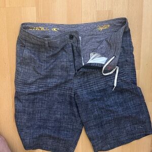 O'Neill Charcoal and Gray Board Shorts